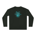 Performance Long Sleeve - Teal 'Blue Fish' Fishing Logo Shirt