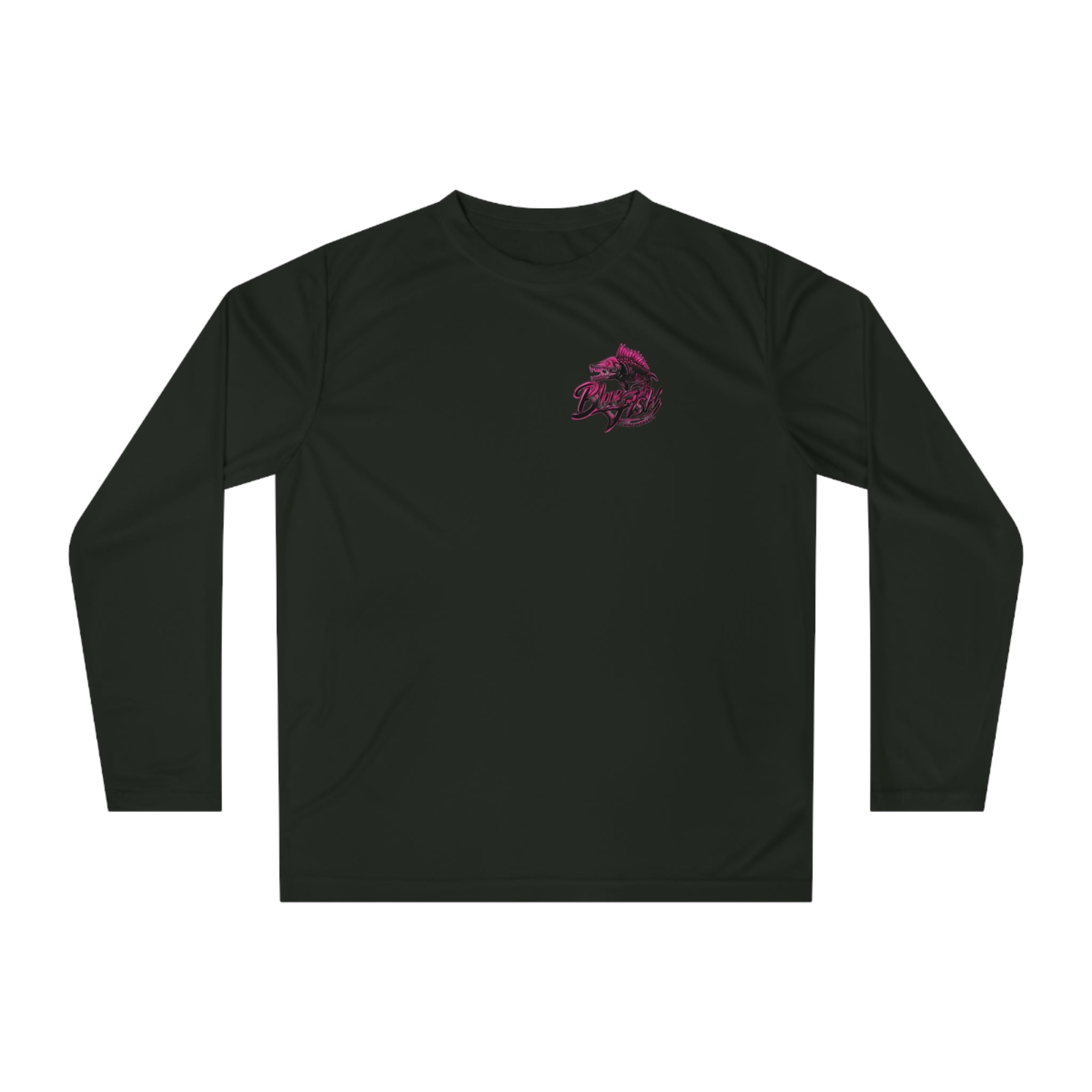 Performance Long Sleeve Shirt — Dolphin Wave Graphic (Athletic Sun-Ready Tee)