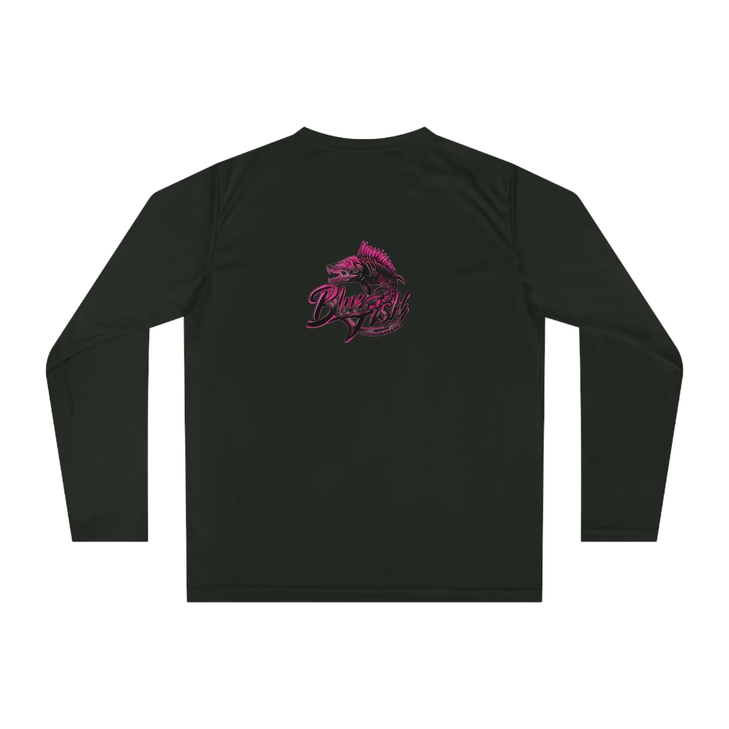 Performance Long Sleeve Shirt — Dolphin Wave Graphic (Athletic Sun-Ready Tee)