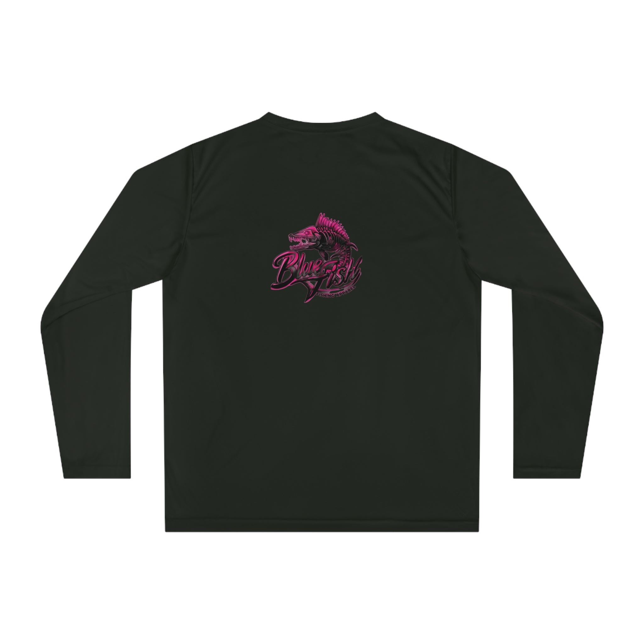 Performance Long Sleeve Shirt — Dolphin Wave Graphic (Athletic Sun-Ready Tee)