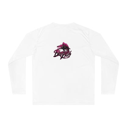 Performance Long Sleeve Shirt — Dolphin Wave Graphic (Athletic Sun-Ready Tee)
